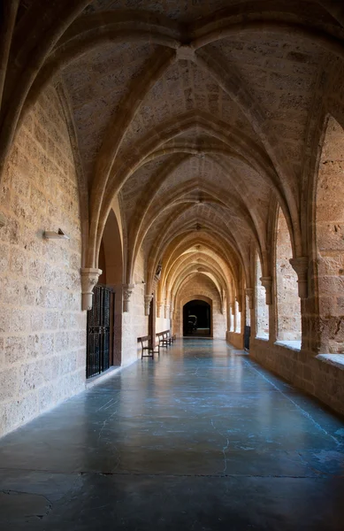 Внутренний монастырь "Monasterio de Piedra " — стоковое фото