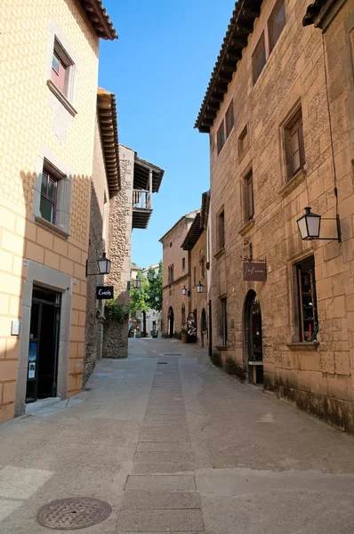 Старий режим перегляду вулиць Іспанії Ліцензійні Стокові Зображення