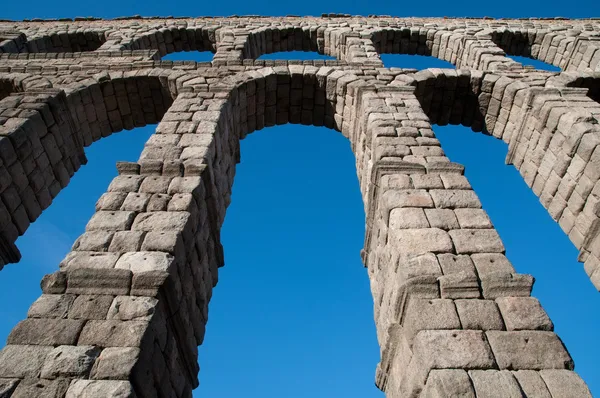 Římský akvadukt v Segovii Stock Obrázky