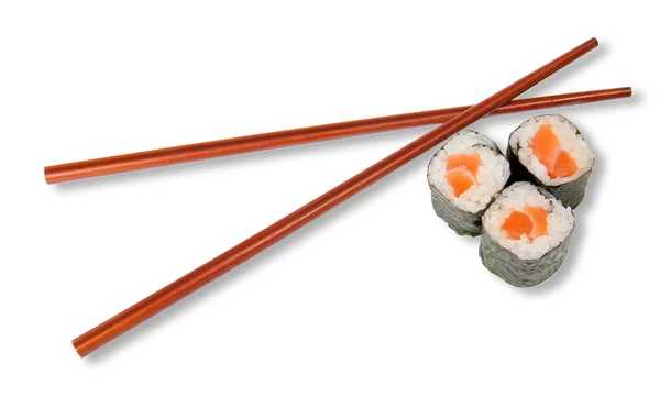 Sushi dan sumpit — Stok Foto