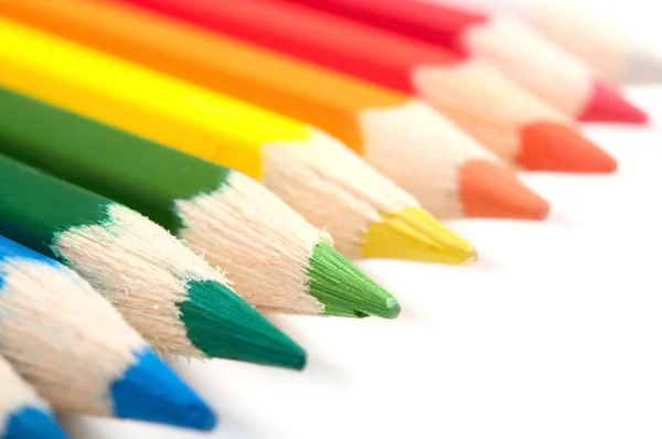 Colored pencils, close-up — Stock Photo, Image