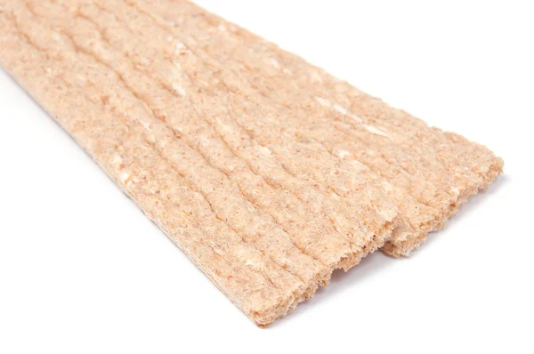 Two slices of low caloric crispbread — Stock Photo, Image