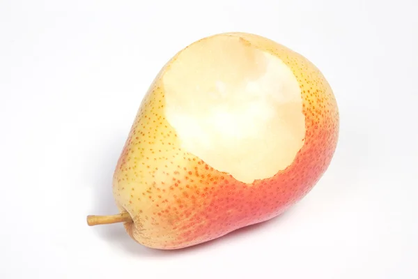 熟した食べる梨、白で隔離されます。 — ストック写真