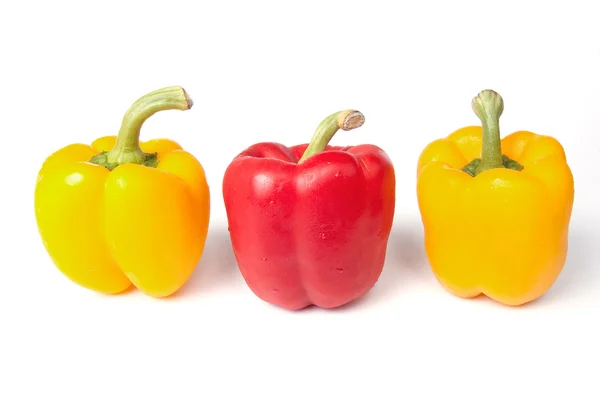 stock image Three bell peppers