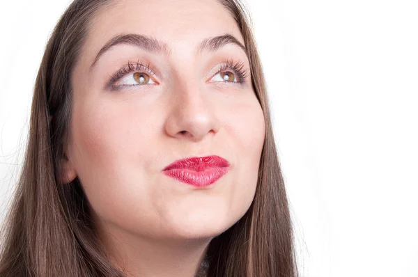 stock image Lady happy face