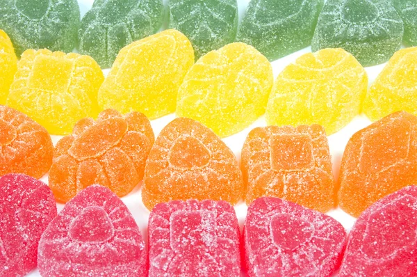 stock image Multicoloured gumdrops background