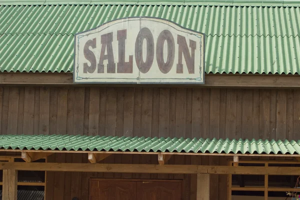 stock image Saloon inscription