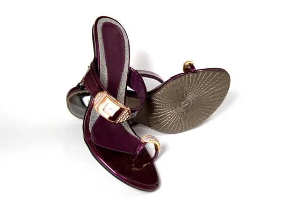 Coppia di scarpe viola — Foto Stock