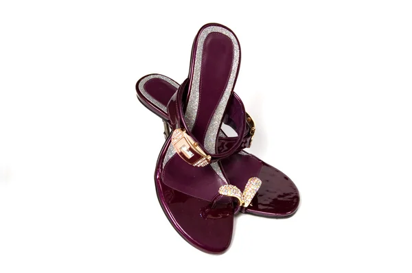 Fioletowe buty — Zdjęcie stockowe