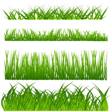 Grass set clipart