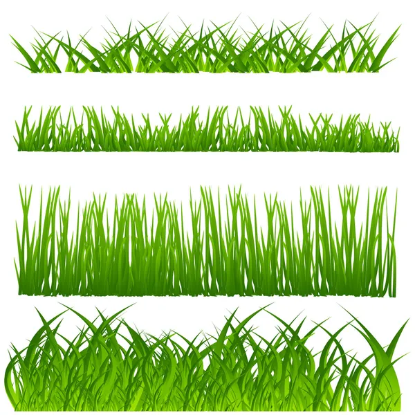 stock vector Grass set