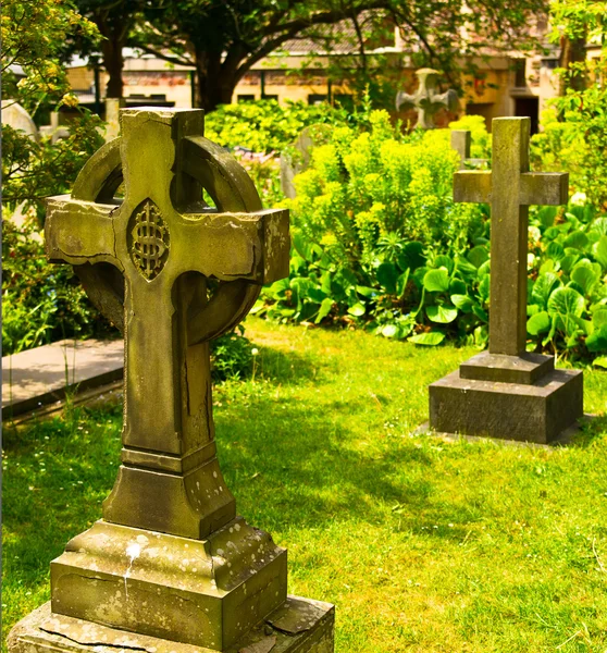 Ancient graveyard — Stock Photo, Image