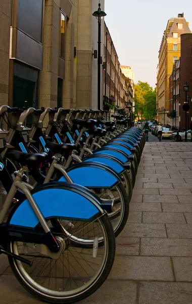 Bycicles in London city — Stock Photo, Image