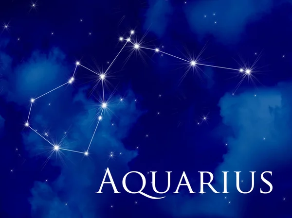 Constellation Aquarius — Stock Photo, Image