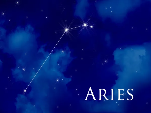 Constelação aries — Fotografia de Stock