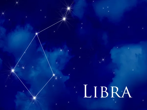 Constellation Libra — Stock Photo, Image