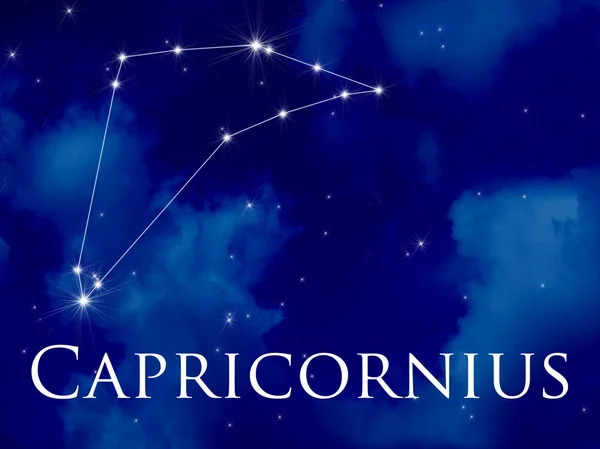 Στον αστερισμό του capricornius — Φωτογραφία Αρχείου