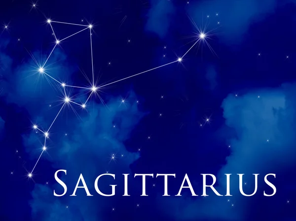 Constelação de Sagitário — Fotografia de Stock