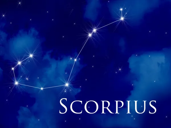 Constelação de scorpius — Fotografia de Stock