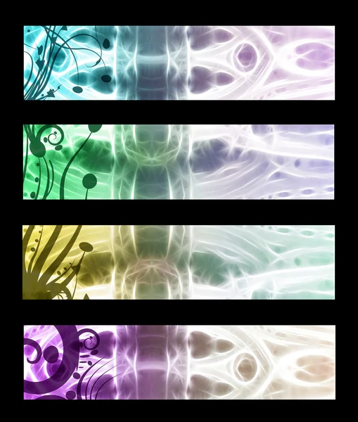 Set abstract banners — Stock Photo, Image