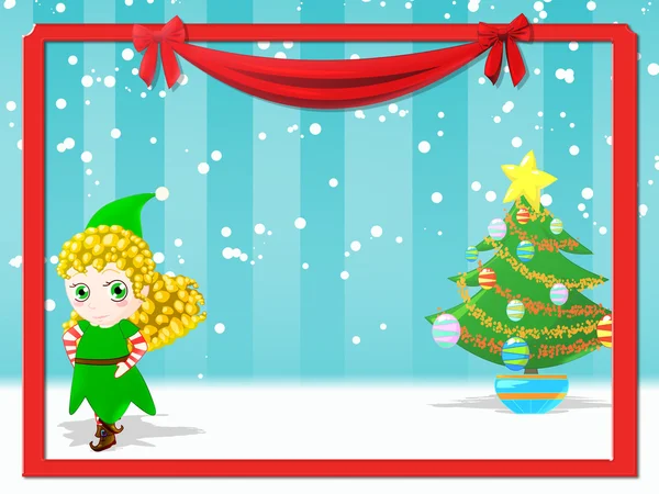 Christmas elf — Stock Photo, Image