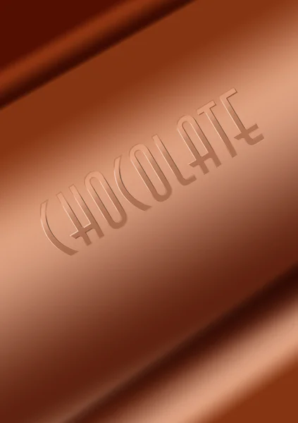 Dalgalar çikolata — Stok fotoğraf