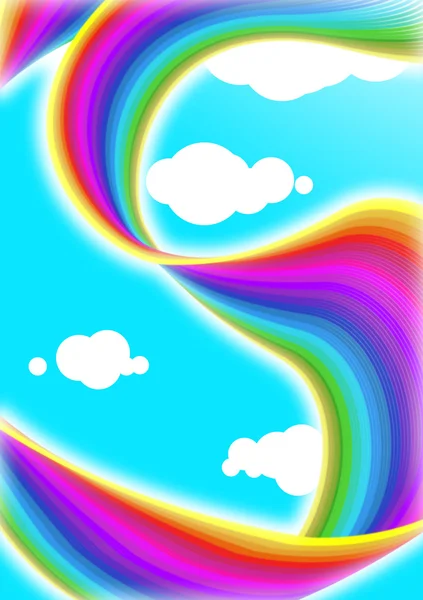 Arco-íris colorido — Fotografia de Stock