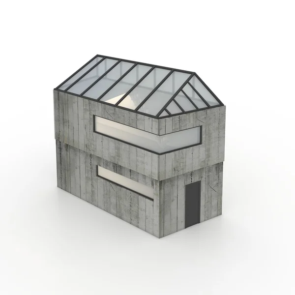 Casa de concreto — Fotografia de Stock