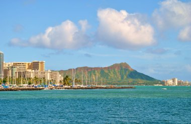 güzel, güneşli bir günde Diamond head