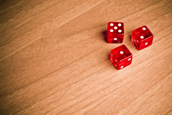 Texas holdem with dice — Stock Photo, Image