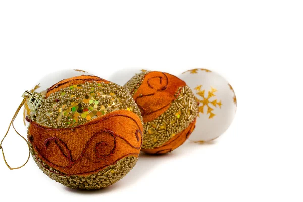 Closeup of beautiful christmas balls — Stock Photo, Image