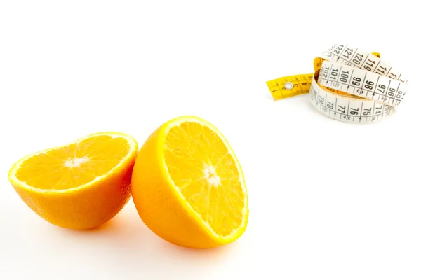 Dieta com laranja — Fotografia de Stock
