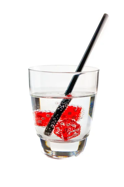 Cool drink dice — Stock Photo, Image