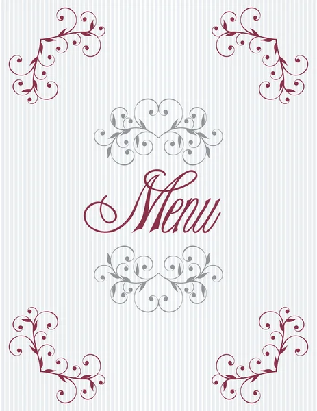 Design de capa de menu vintage —  Vetores de Stock