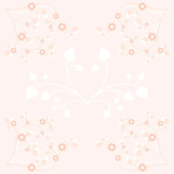 ヴィンテージ花飾りセット — ストックベクタ