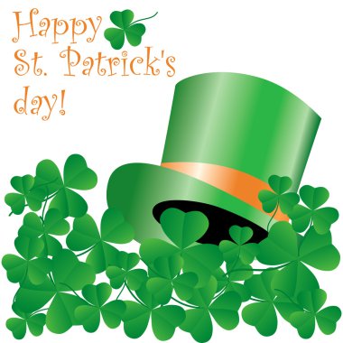 St. Patrick's day greeting card clipart