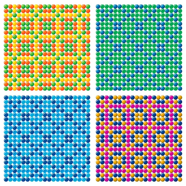 stock vector 4 Seamless Vector Candy Backgrounds