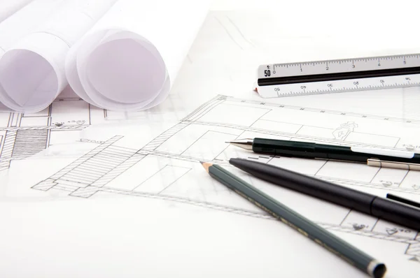stock image Architecture planning a building