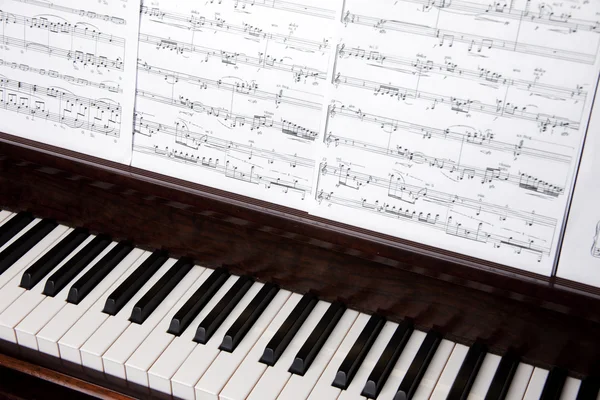 Música de piano — Fotografia de Stock
