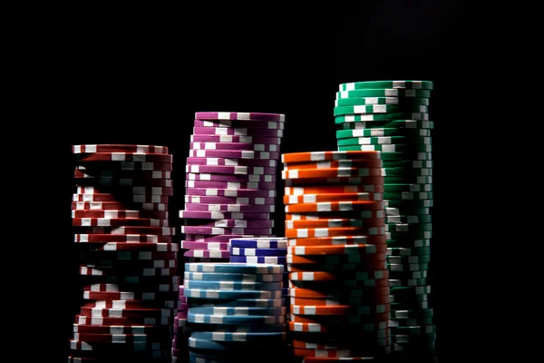 Τα τυχερά παιχνίδια πόκερ — Φωτογραφία Αρχείου