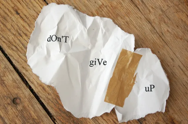 Don't give up — Stock Photo, Image