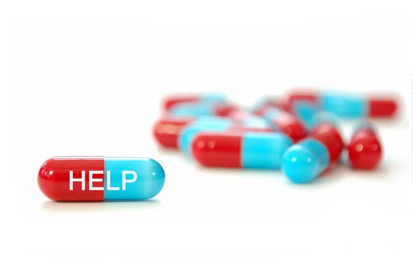 Píldoras, ayuda — Foto de Stock
