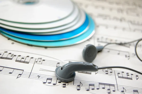 Music and CDs — Stockfoto