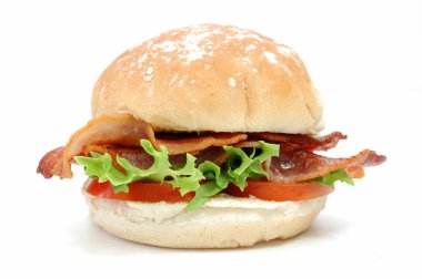 Bacon burger clipart