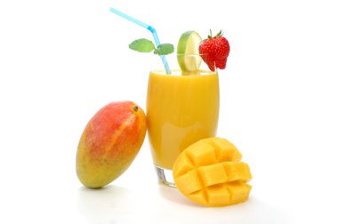 Mango juice clipart