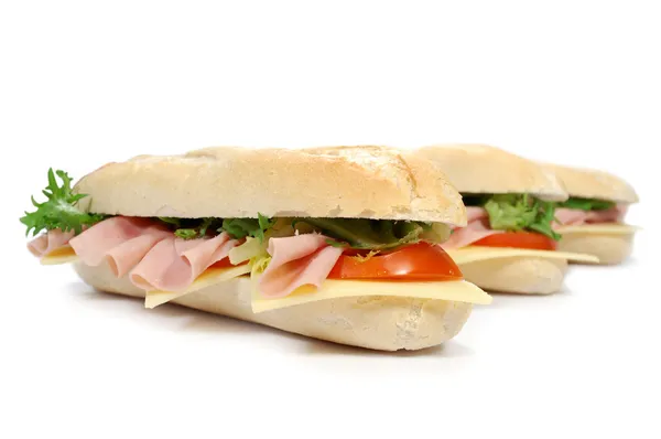 Sub sanduíches — Fotografia de Stock