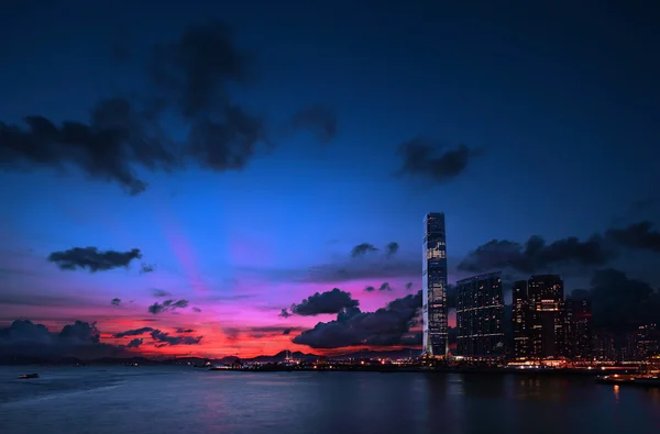 尖沙咀ビクトリア ハーバー カオルーン香港 — ストック写真