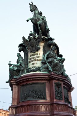 Nicholas ben heykel/Anıtı (st Isaac's Meydanı), st petersburg