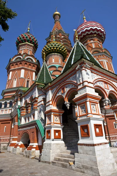 赤の広場、モスクワ聖ワシリイ大聖堂 — ストック写真