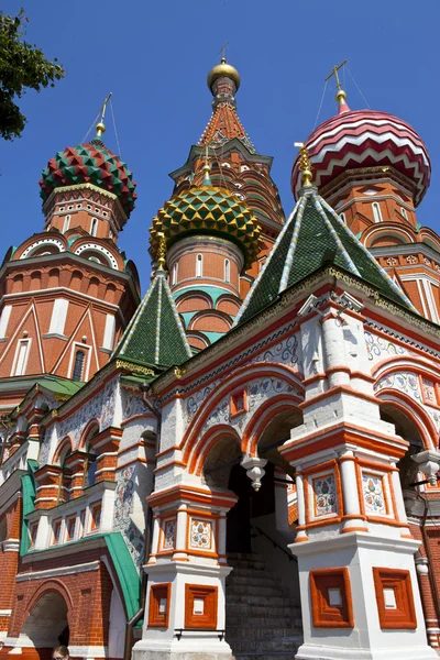 Cathderal Αγίου Βασιλείου στην Κόκκινη πλατεία, Μόσχα — Φωτογραφία Αρχείου
